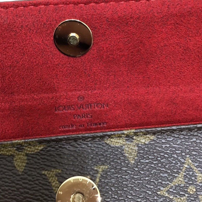 LOUIS VUITTON Recital Brown PVC Handbag M51900 #OKB3465