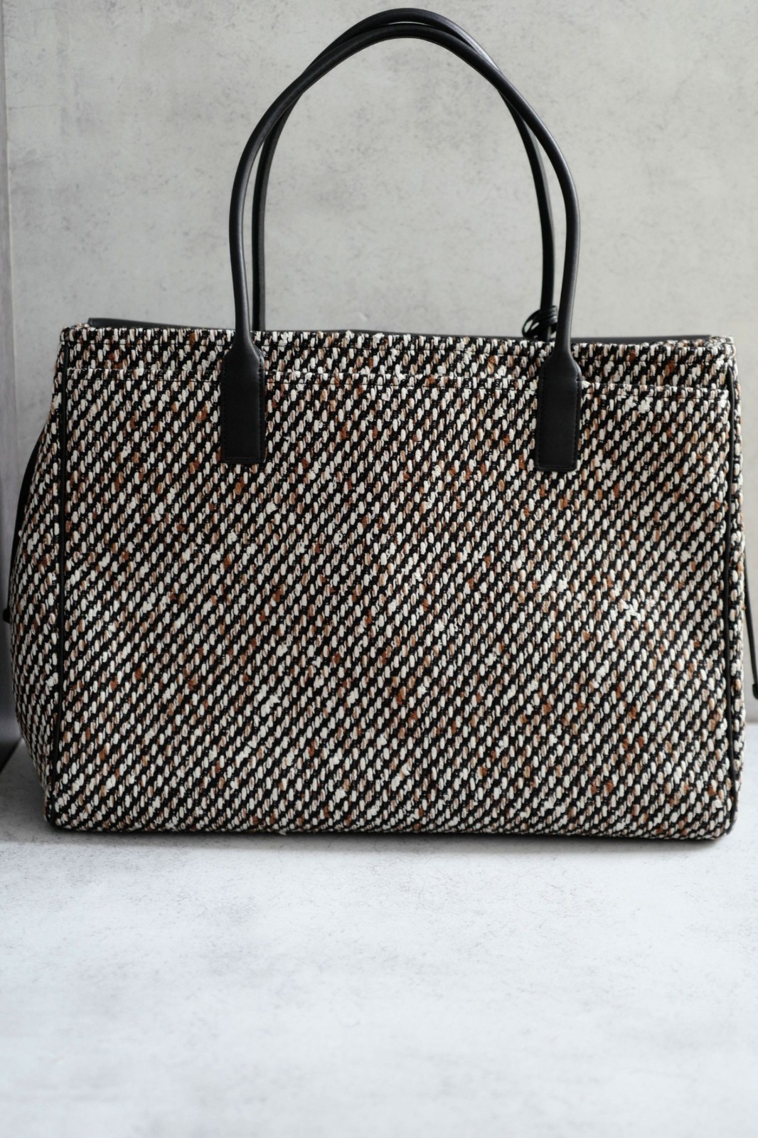 Chanel 26s Large Shopping Bag Black/Ecru Wool Gold Hardware “Matthieu Blazy’s”