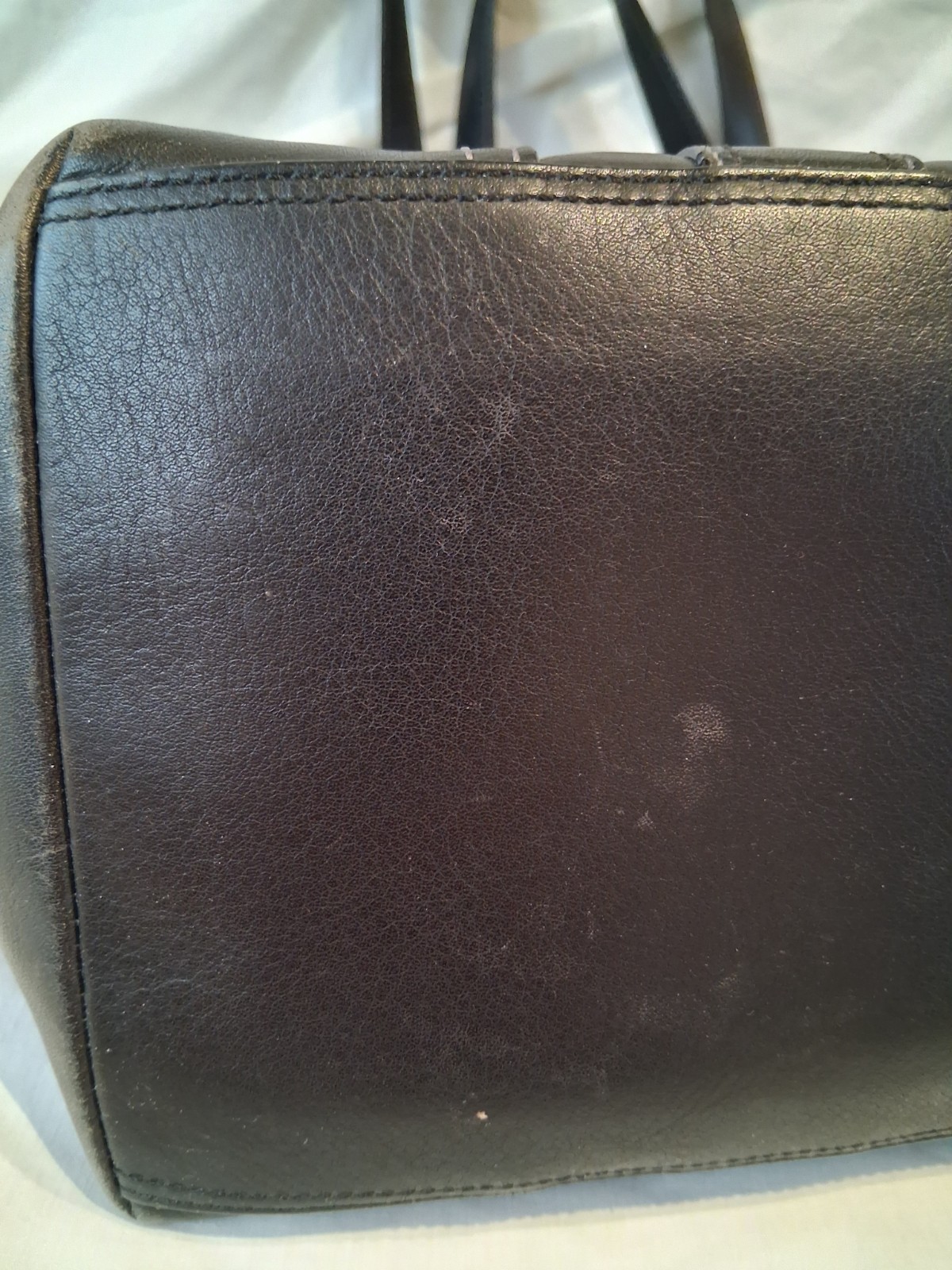 Coach Hampton Large Tote A0769-F10288 Black Leather See Photos & Description