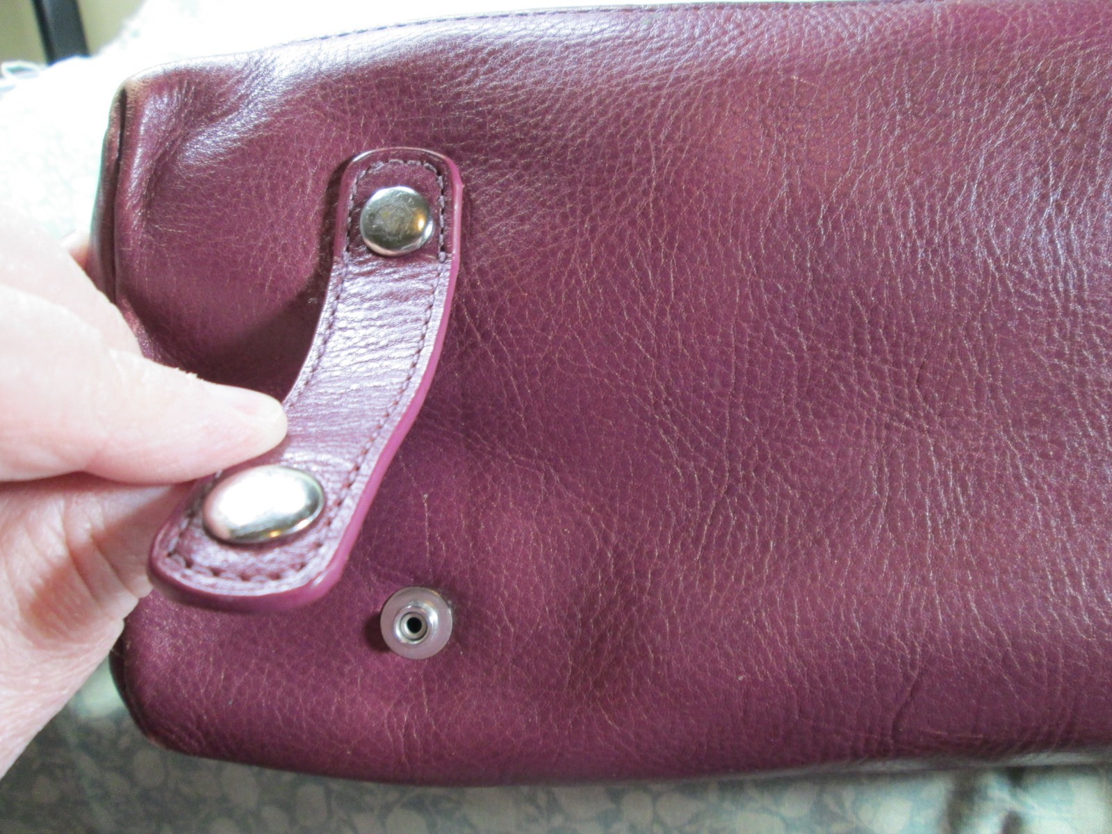 Authentic COACH Patchwork Ashley Satchel Handbag / F15474 / Fuchsia Plum Teal