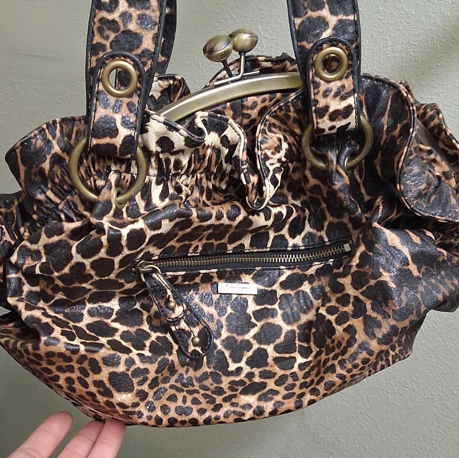 Jessica Simpson Leopard Animal Print Purse