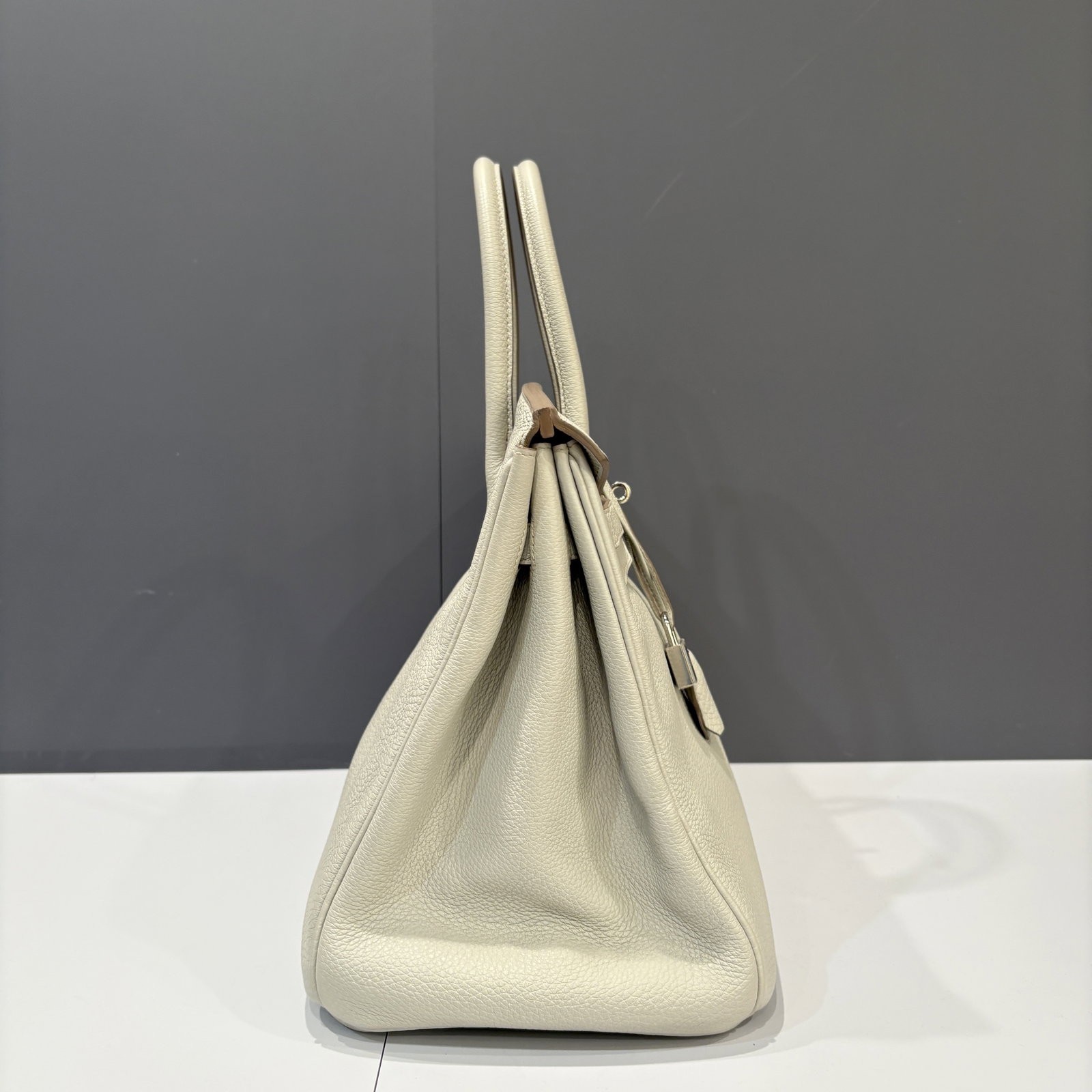 Hermes Birkin 35 80 Pearl Grey Togo (te051126a0)