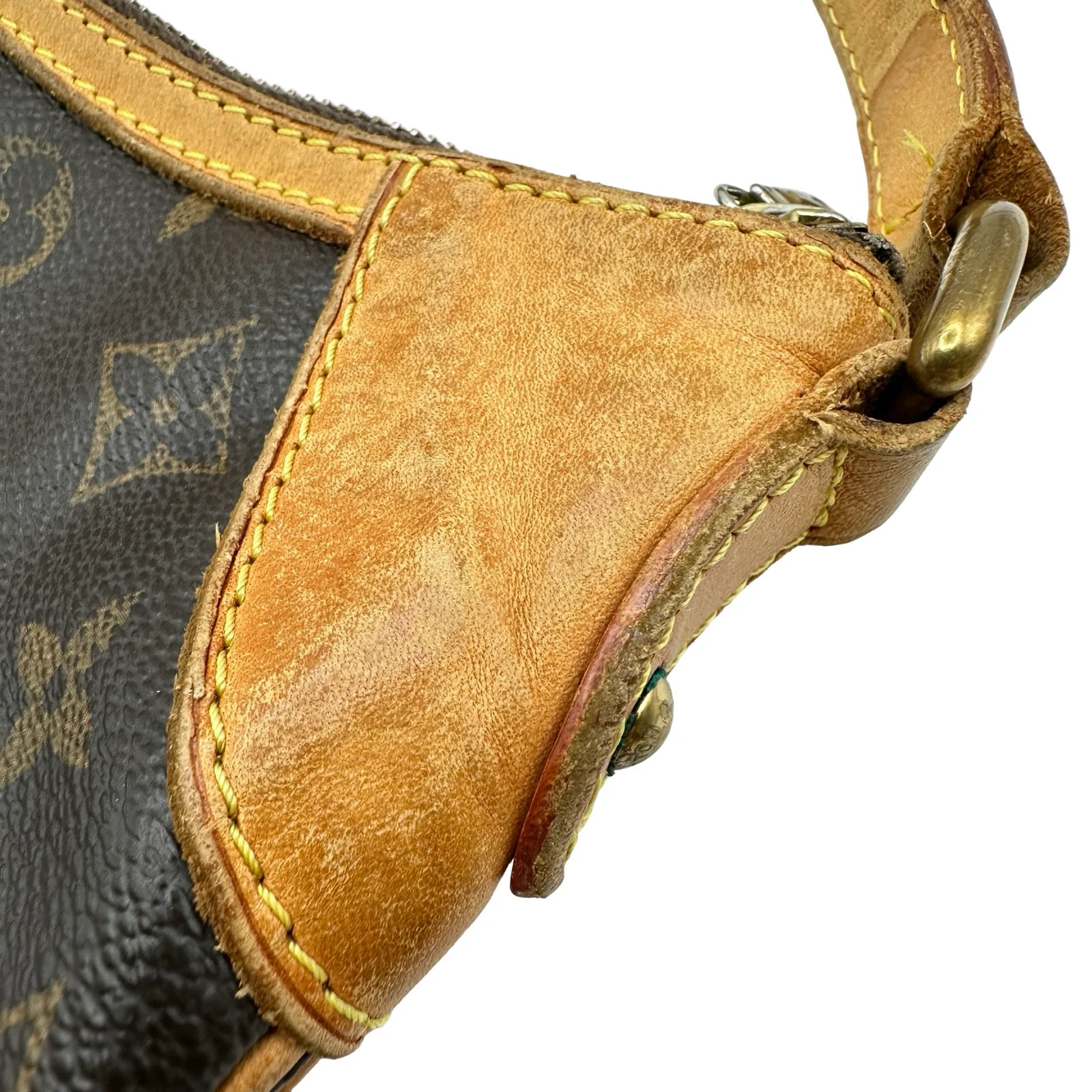 LOUIS VUITTON Odéon PM Brown Monogram Shoulder Bag M56390 #OKB4123