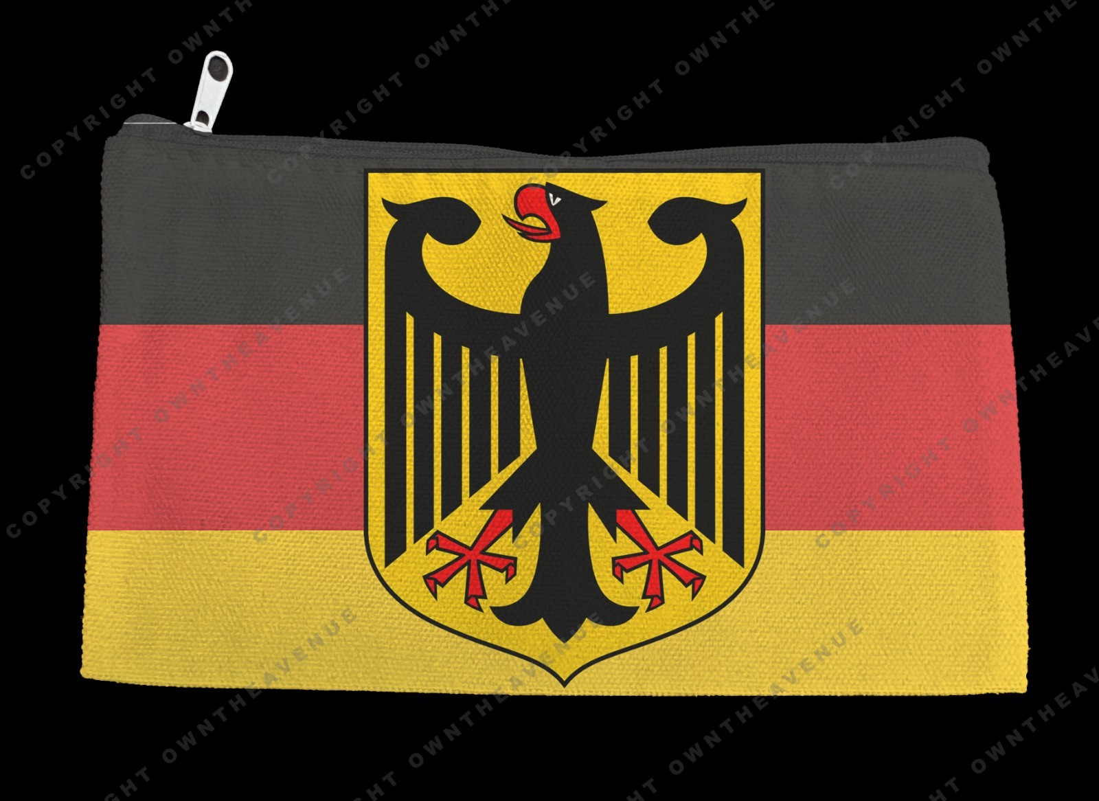 German Germany World Country Flag Eagle Make Up Purse Bag