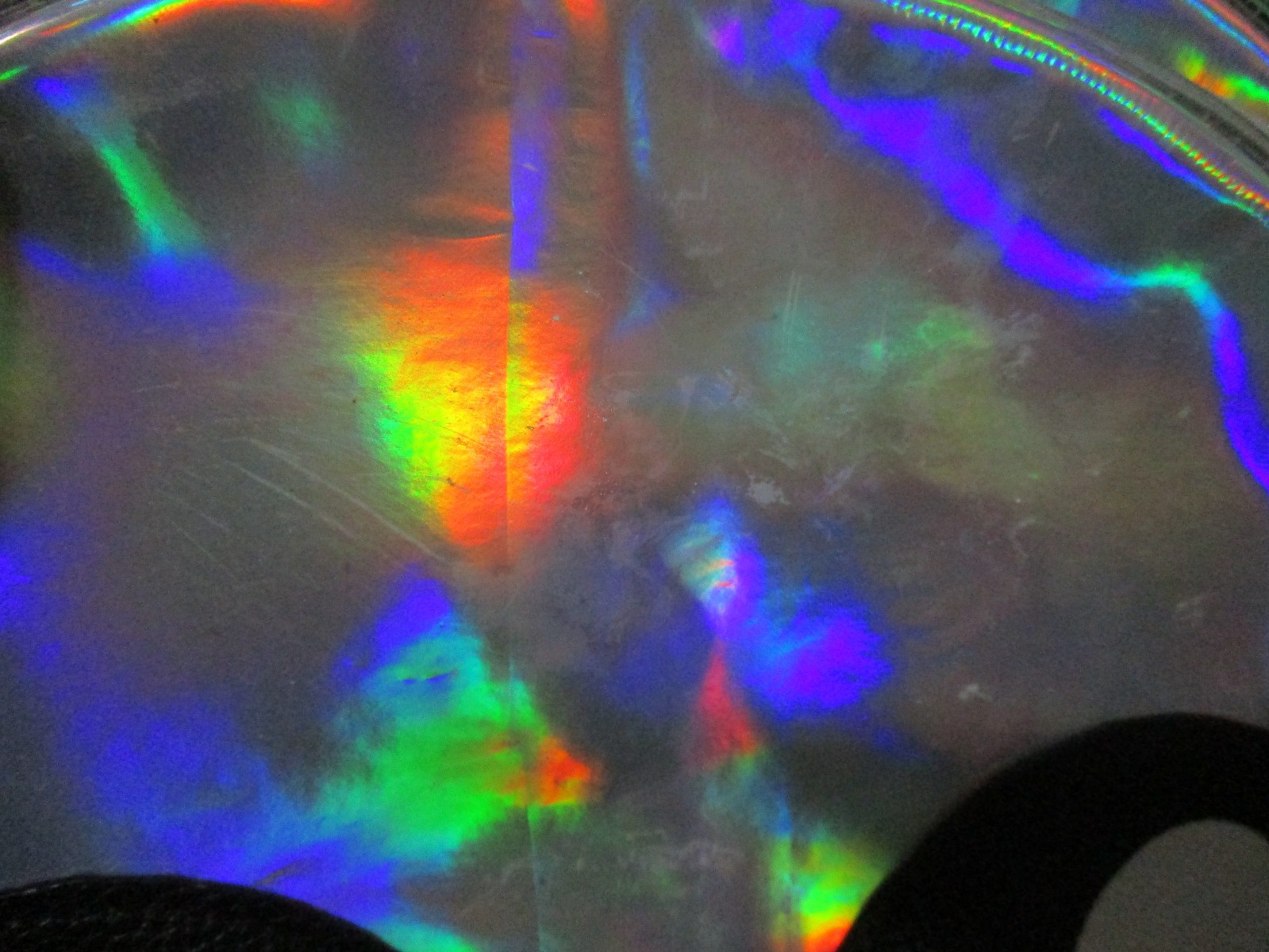 Iridescent alien backpack (approx Size: 12″x12″x3.5″in)