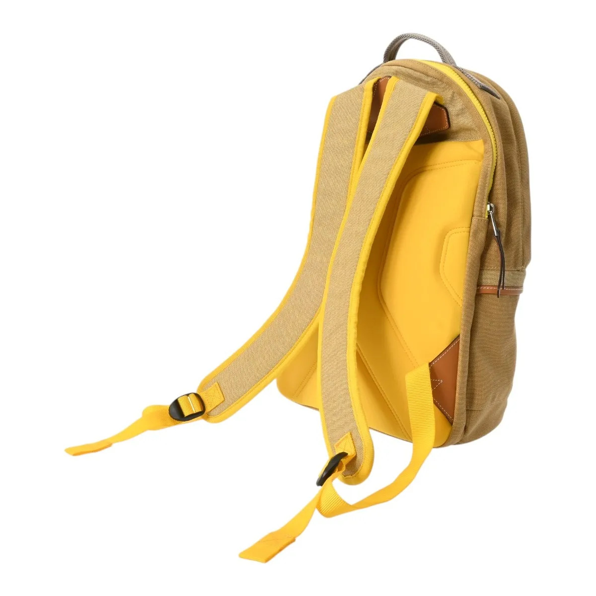 Loewe 301.51AB56 Backpack Canvas / Leather Beige #WB5499