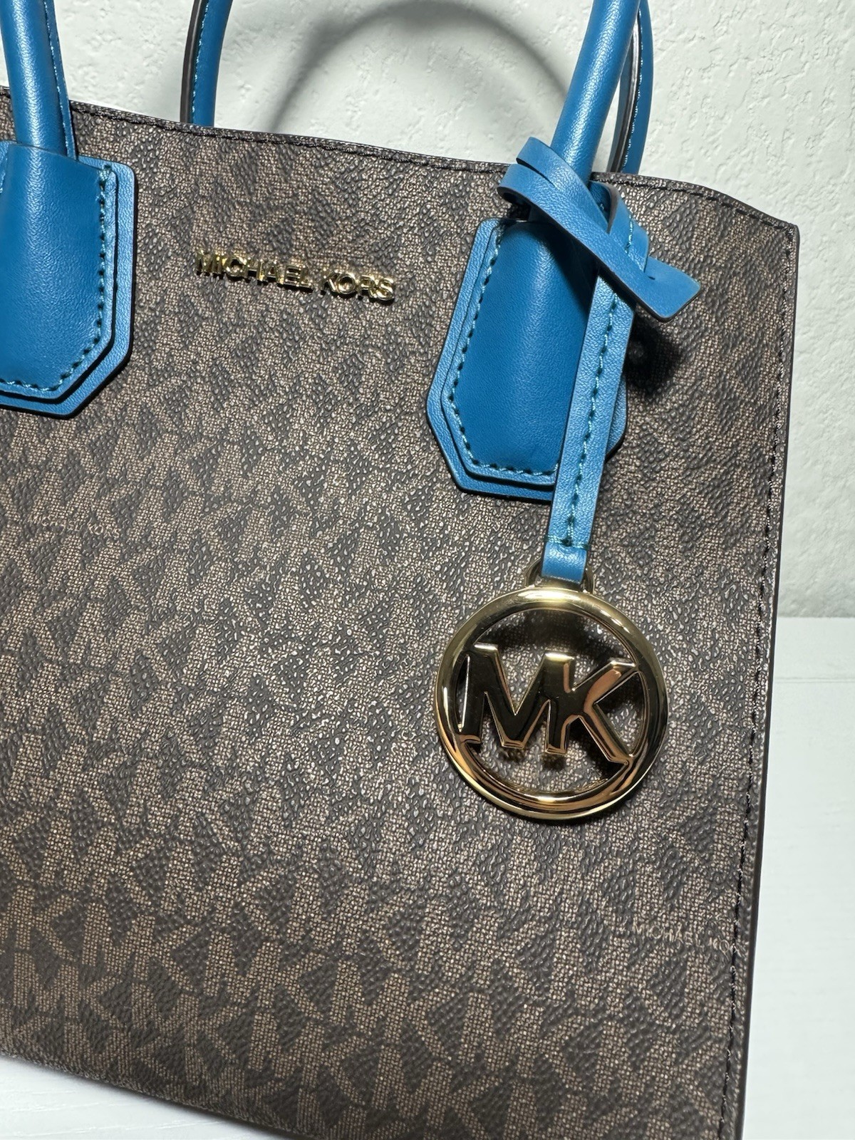 Michael Kors Mercer Medium Satchel Lagoon NWT