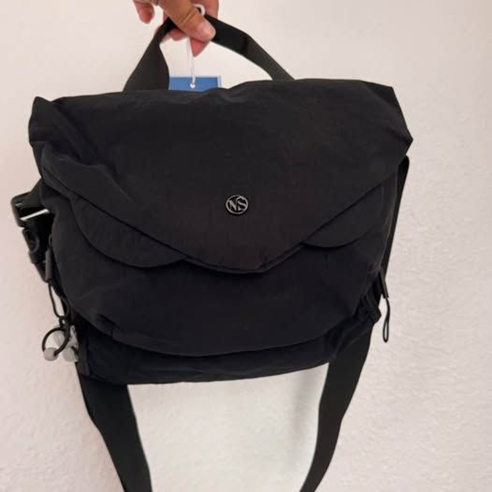 Designer Water-Resistant Sling Bag Crossbody Chest Bag Expandable Multi-Pocket