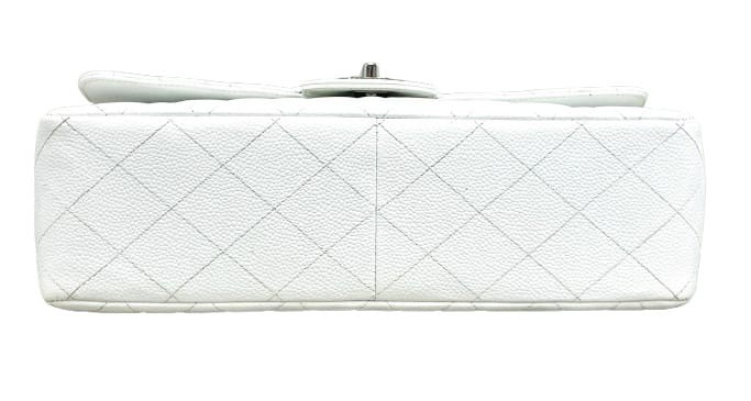 Chanel Jumbo Caviar Classic Flap White