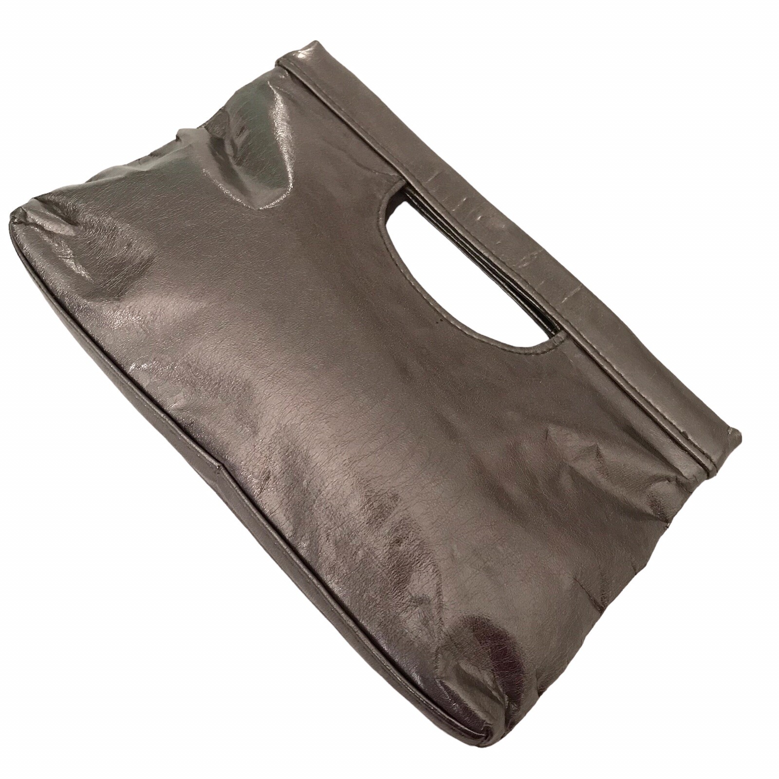 Y2K DONNA KARAN Cashmere SILVER PINK WOMEN’S COSMETICS BAG PURSE