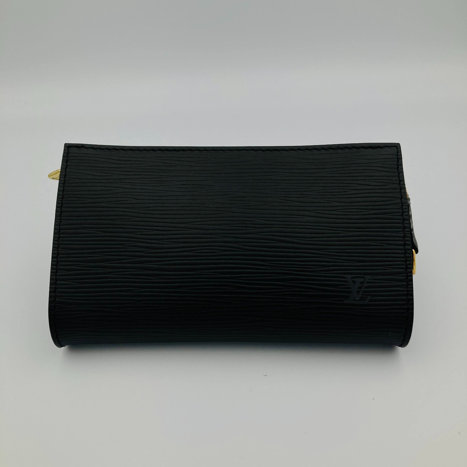 Louis Vuitton Epi Pochette Accessoires Noir Black Pouch Bag M52942 Mint