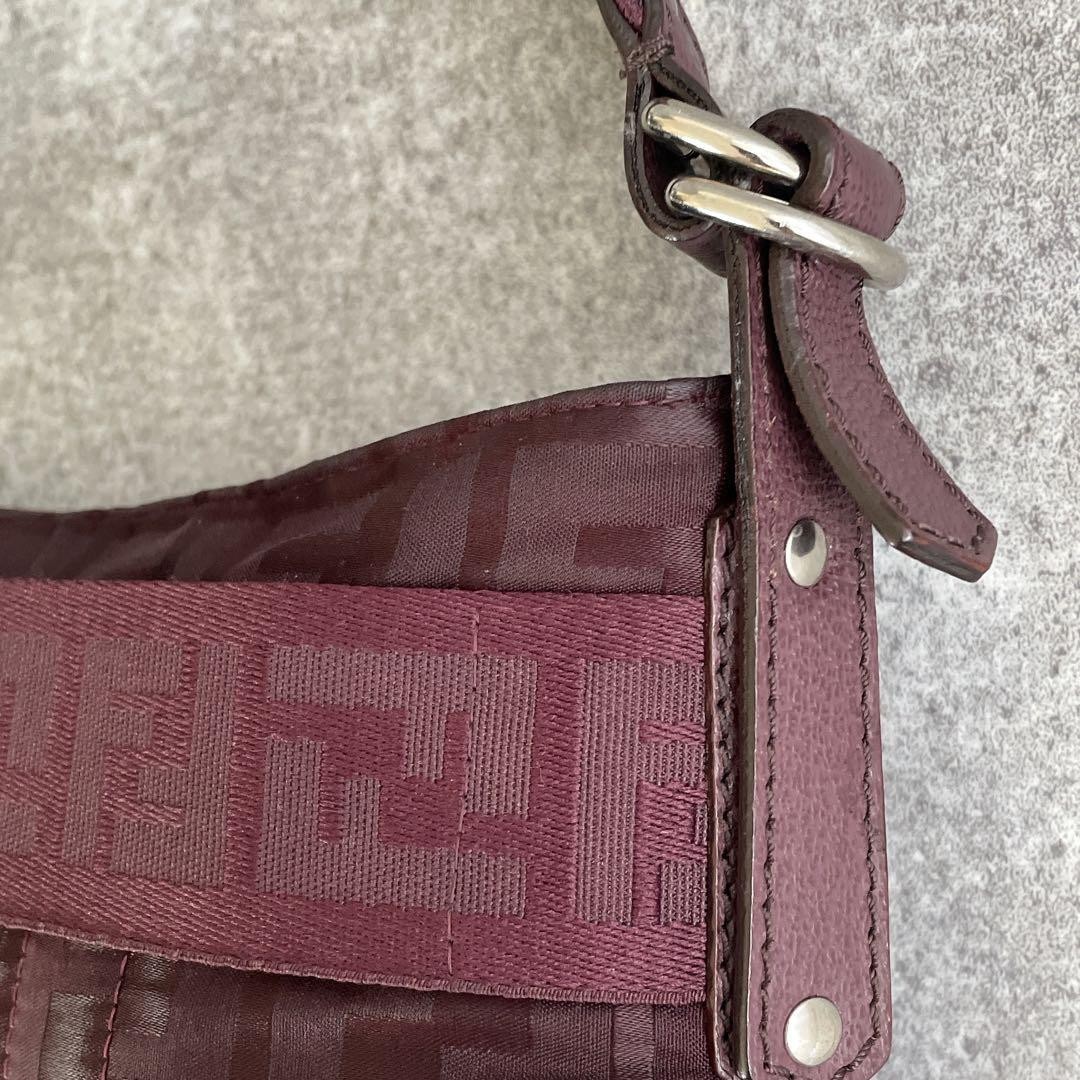 FENDI Handbag Shoulder Bag Mamma Bucket Zucca Pattern y2k