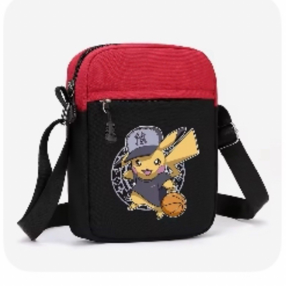 Pikachu Crossbody Bag Small Graphic Print Adjustable Strap.20x15x5 cm