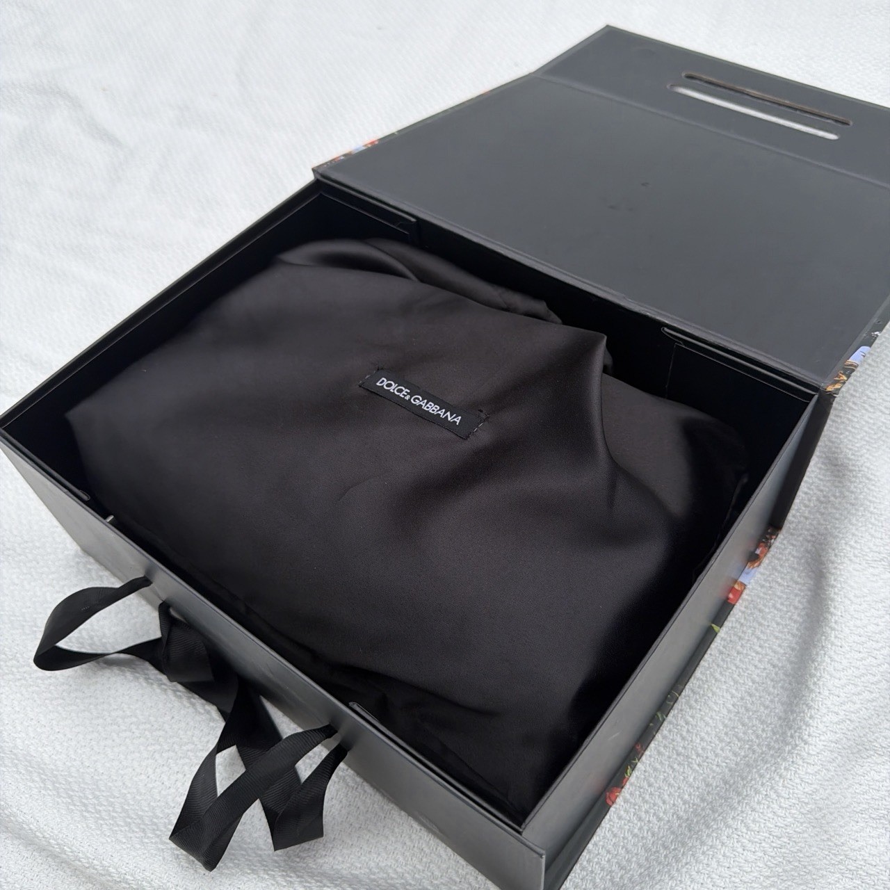 Dolce & Gabbana Devotion Black Quilted Shoulder Bag Strap w/ Box Dust Bag