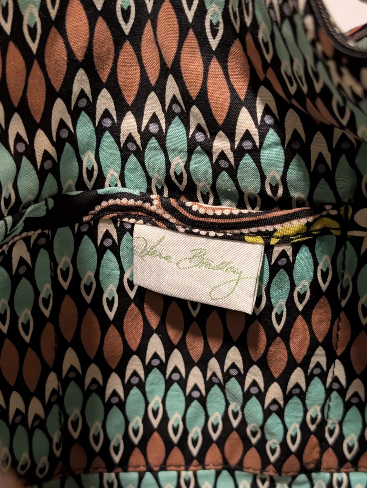 Vera Bradley Triple Zip Hipster Crossbody Sierra Bag Shoulderbag Retired