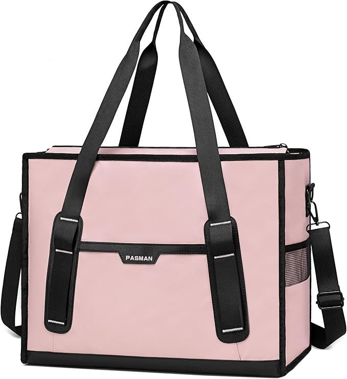 Waterproof Tote Bag for Men & Women, Travel Work Bag w/ Laptop Compartment