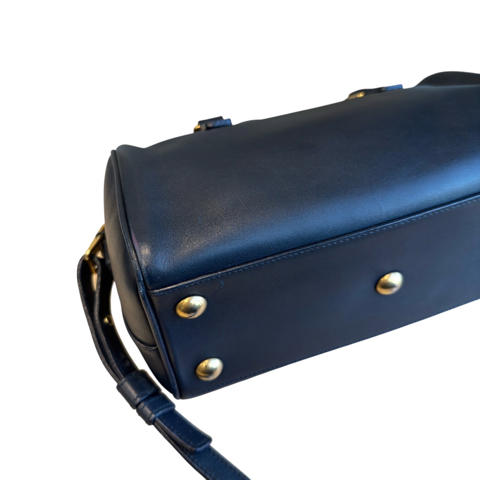 Yves Saint Laurent Duffle Bag Dark Blue Smooth Calfskin (la052126a0)