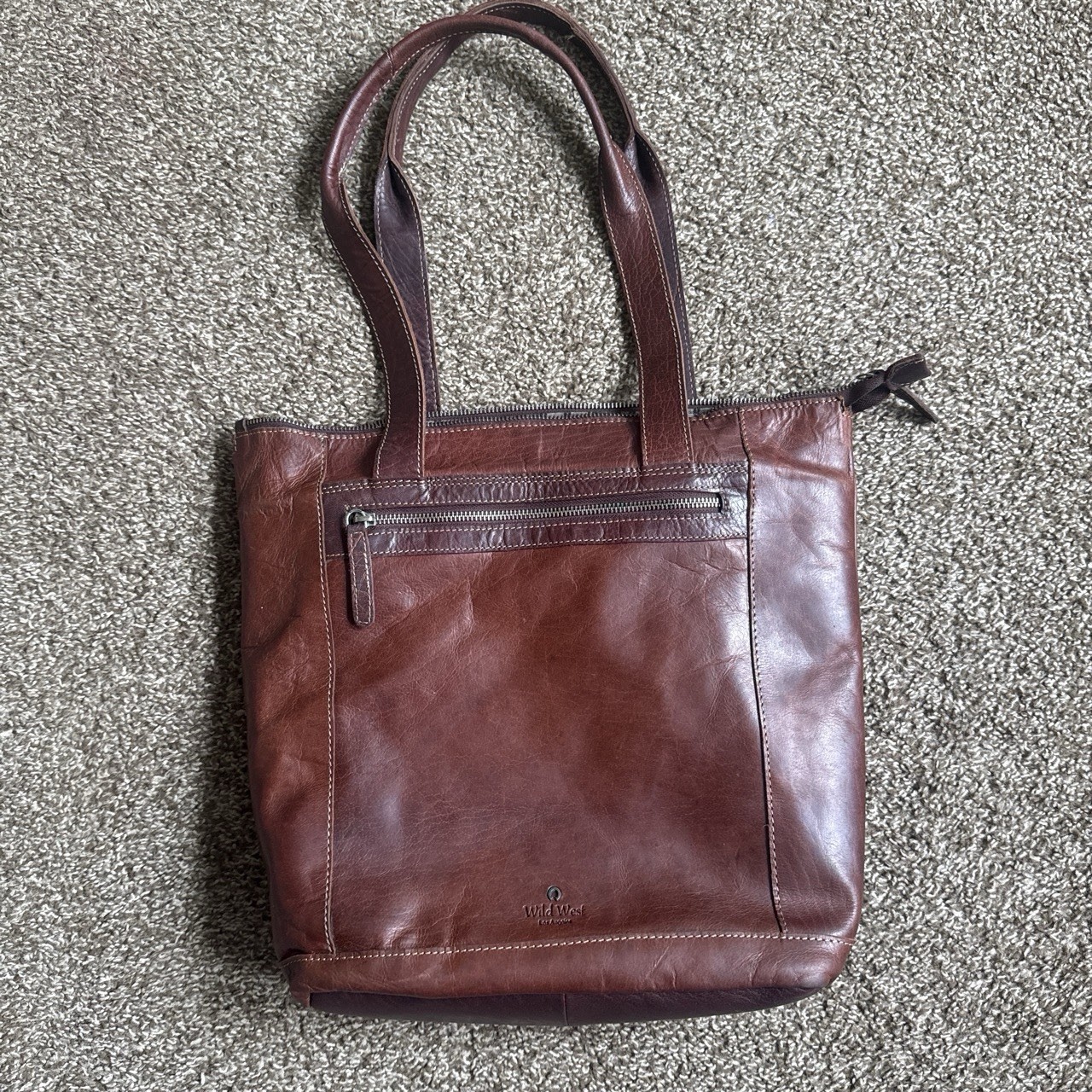 Vintage Wild West Women’s Brown Tote Bag