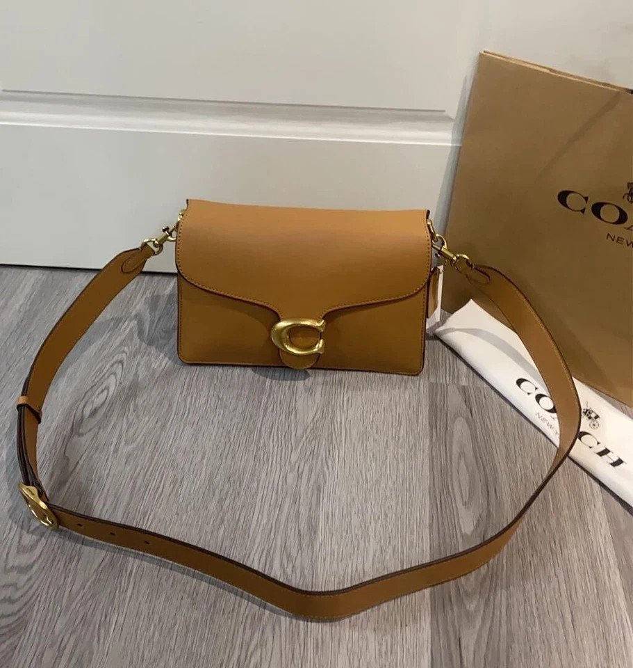 COACH CHAIN ​​TABBY Chain Shoulder Bag CAF52 Honey Brown