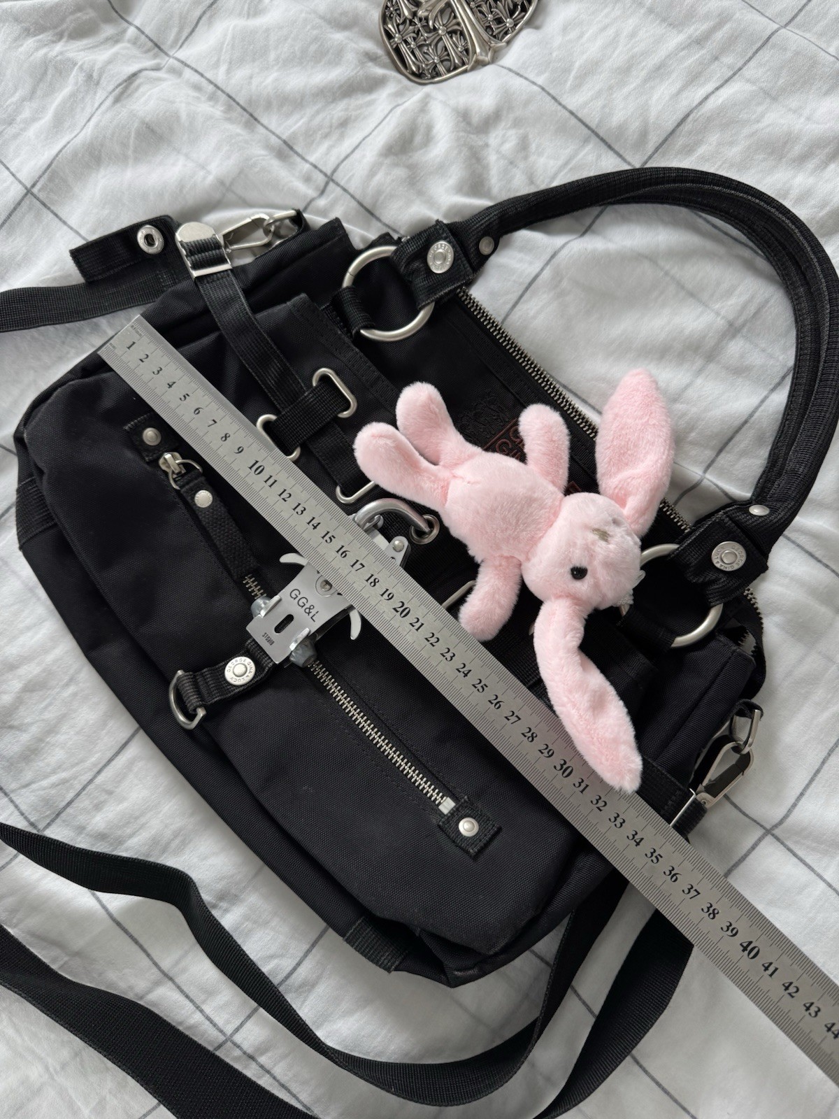 Rare George Gina & Lucy Black Jelly Bean GGL Carbine Y2K City Bag Handbag