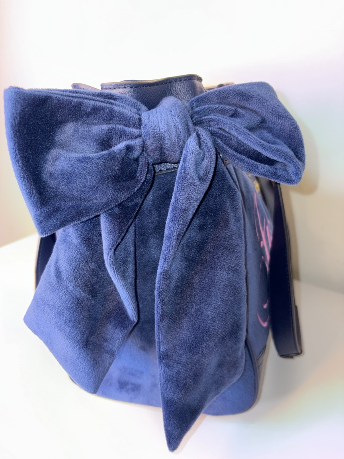 Juicy Couture Blue Velour Lovers Club Tote Bag & Matching Wallet Set NWT Y2K
