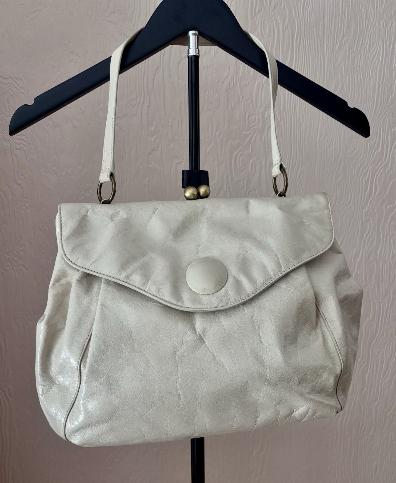 Vintage style HOBO Vintage style HOBO International Cream/Ivory Leather 15×11