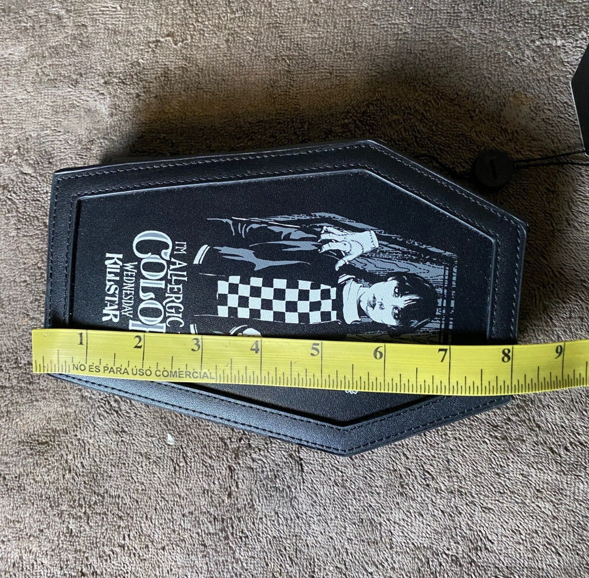NWT -KILLSTAR Wednesday Addams Blood Debt Coffin Wallet Black