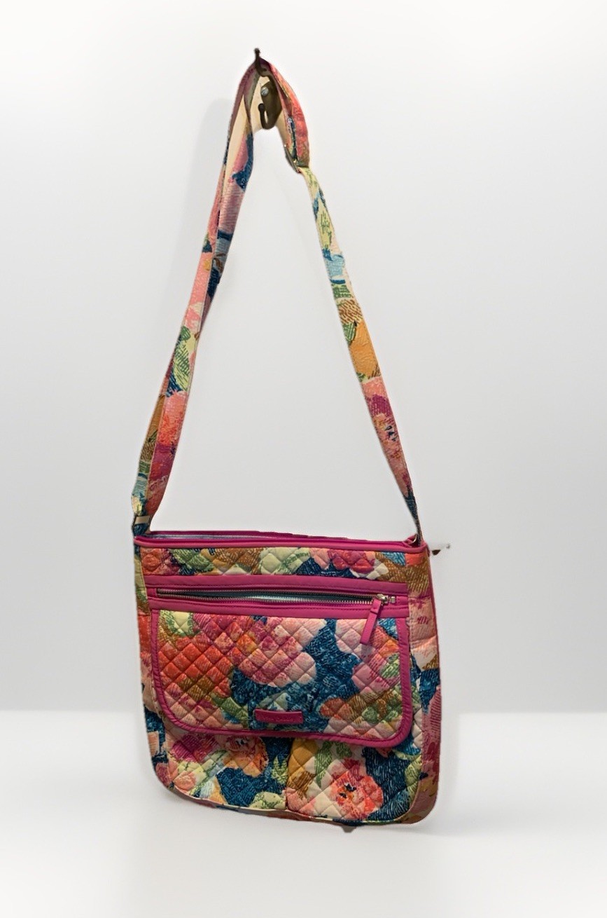 Vera Bradley Crossbody Purse Headly Hipster “Super Bloom”