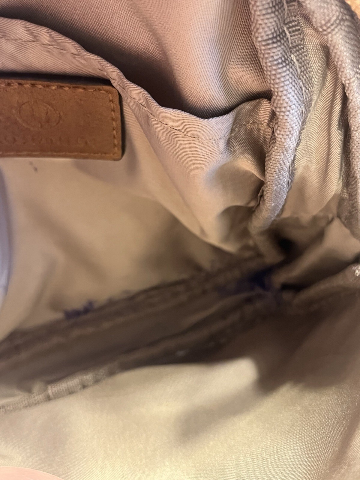 Bostanten Trapeze Leather Sling Crossbody Bag Purse