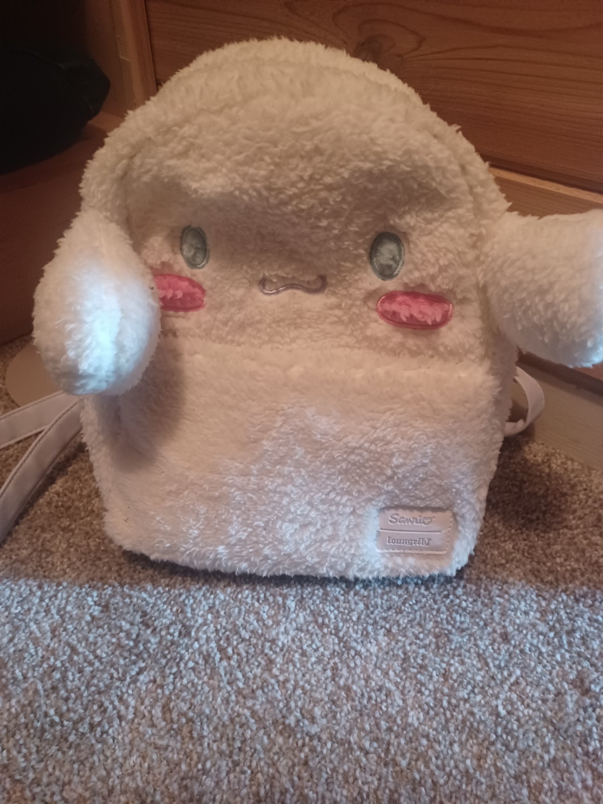 Loungefly Cinnamoroll Fuzzy Mini Backpack