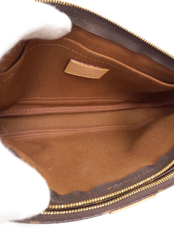 Louis Vuitton Pochette M44813 Canvas Brown Shoulder Bag Women’s #TB2569