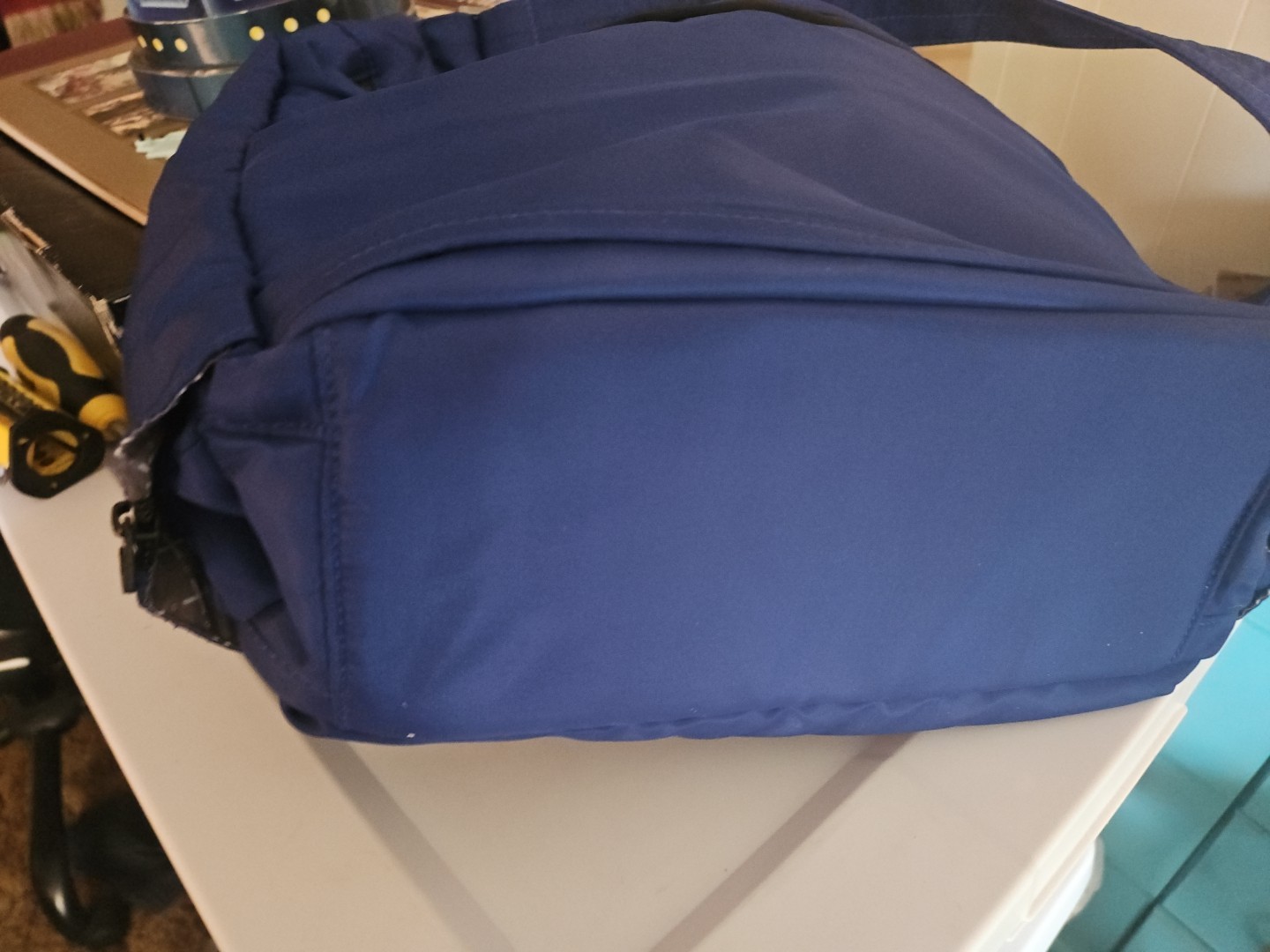 Lug Trooper Bag Crossbody Purse Blue Travel Adjustable Strap NW/OTs
