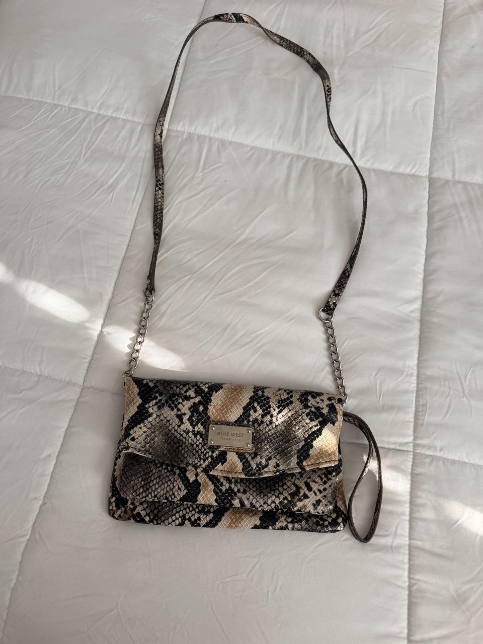 Nine West Women’s Multi and Brown Bag