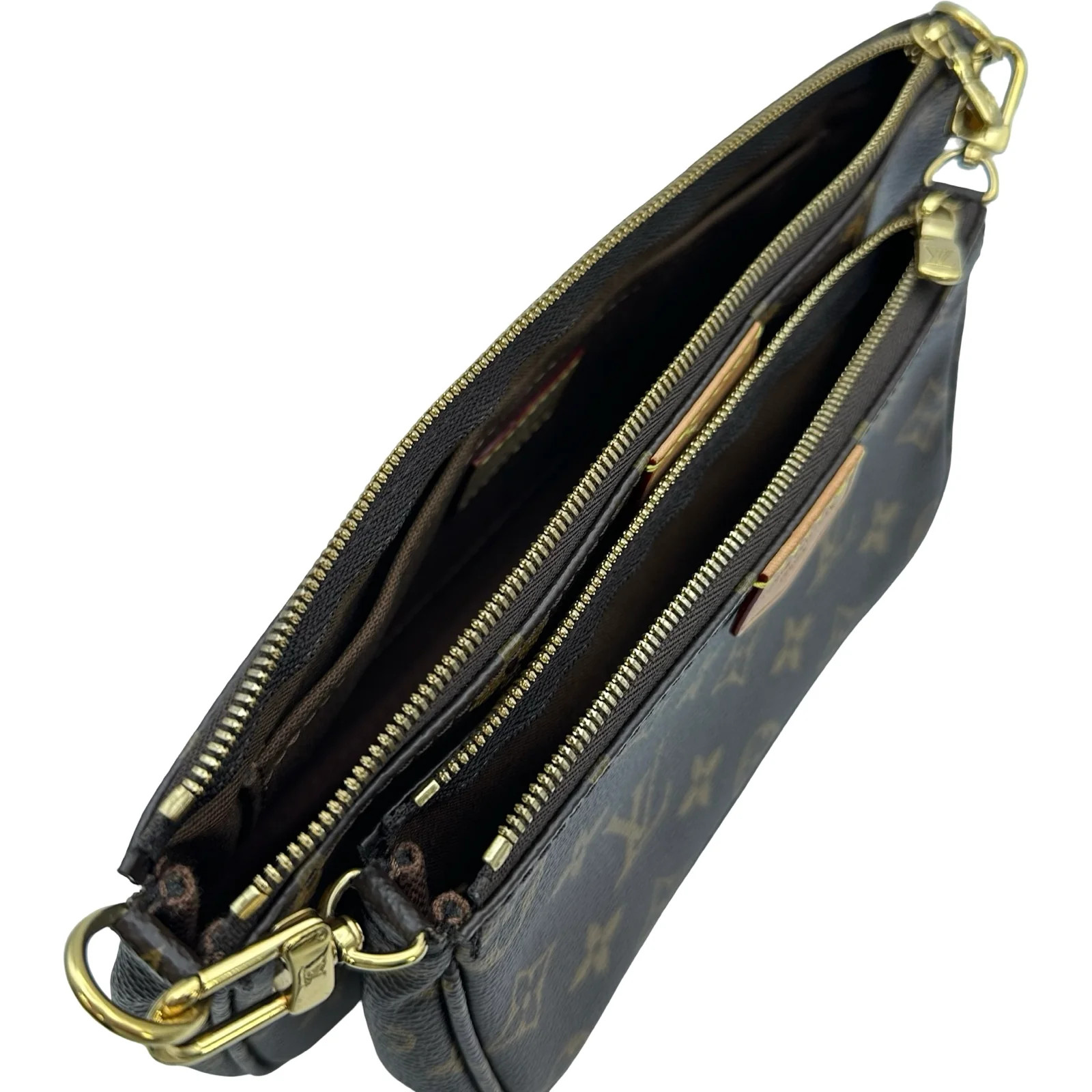 LOUIS VUITTON Multi Pochette Accessoires Brown Monogram Canvas #OKB7011