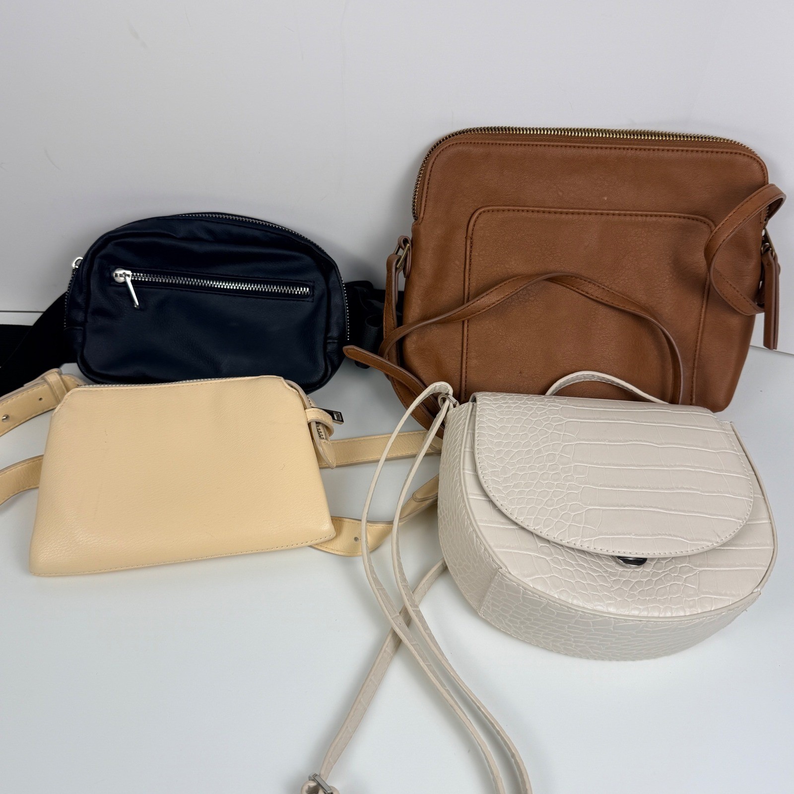 Target Lot 4 Purses Crossbody Belt Bag Universal Thread A New Day Wild Fable