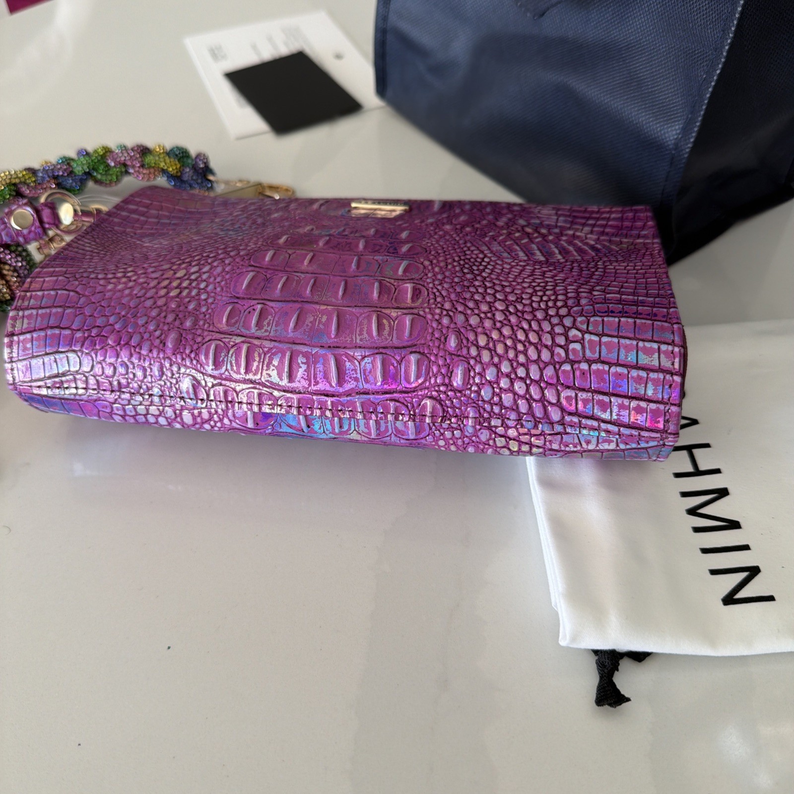 Nwt Daisy Wristlet W Shopper Or Makeup Bag Strap Not Included