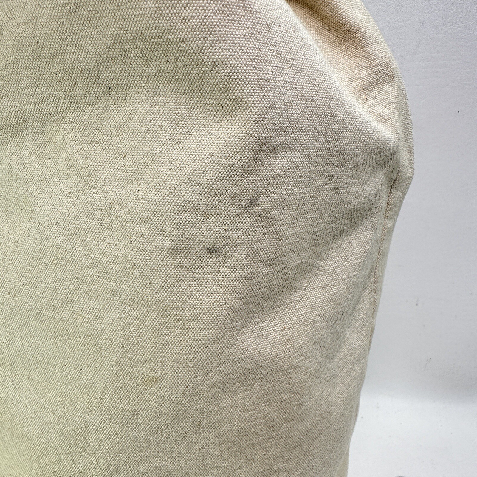 Germany Canvas Sling Bag Handbag Ivory Cotton Canvas Drawstring Shoulder Bag