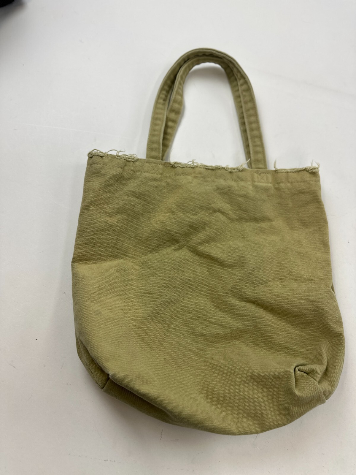 Urban Outfitters Tote Bag Womens Tan Brown Ying Yang Distressed Double Handles