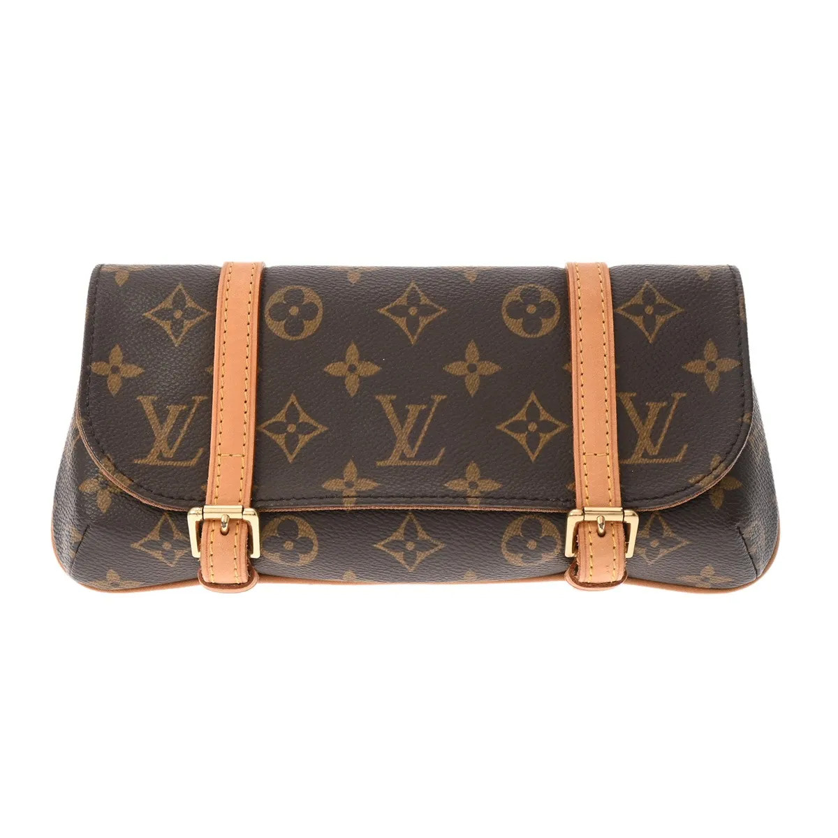 Louis Vuitton Pochette M51159 Shoulder Bag Monogram Canvas Brown #WB2989