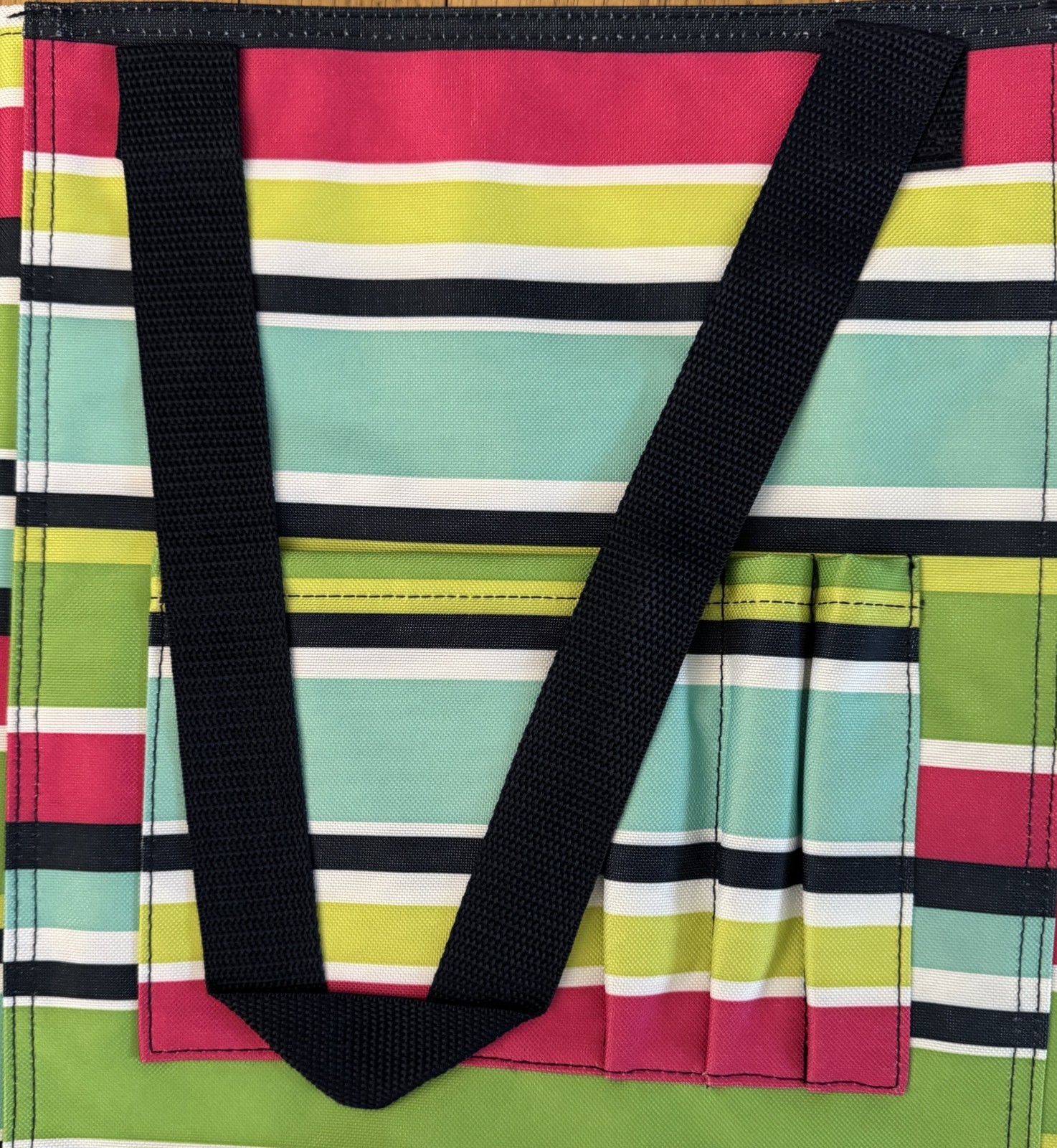 Thirty One~Tall Organizing Tote~Preppy Pop~New in Packaging with interior pouch