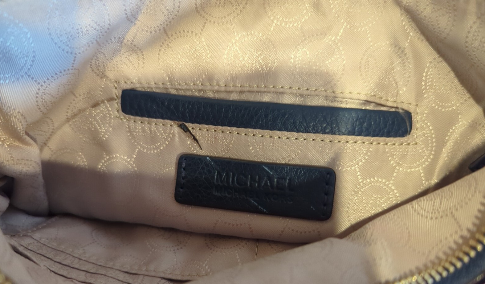 MICHAEL Michael Kors® Bedford Flat Crossbody Navy Blue