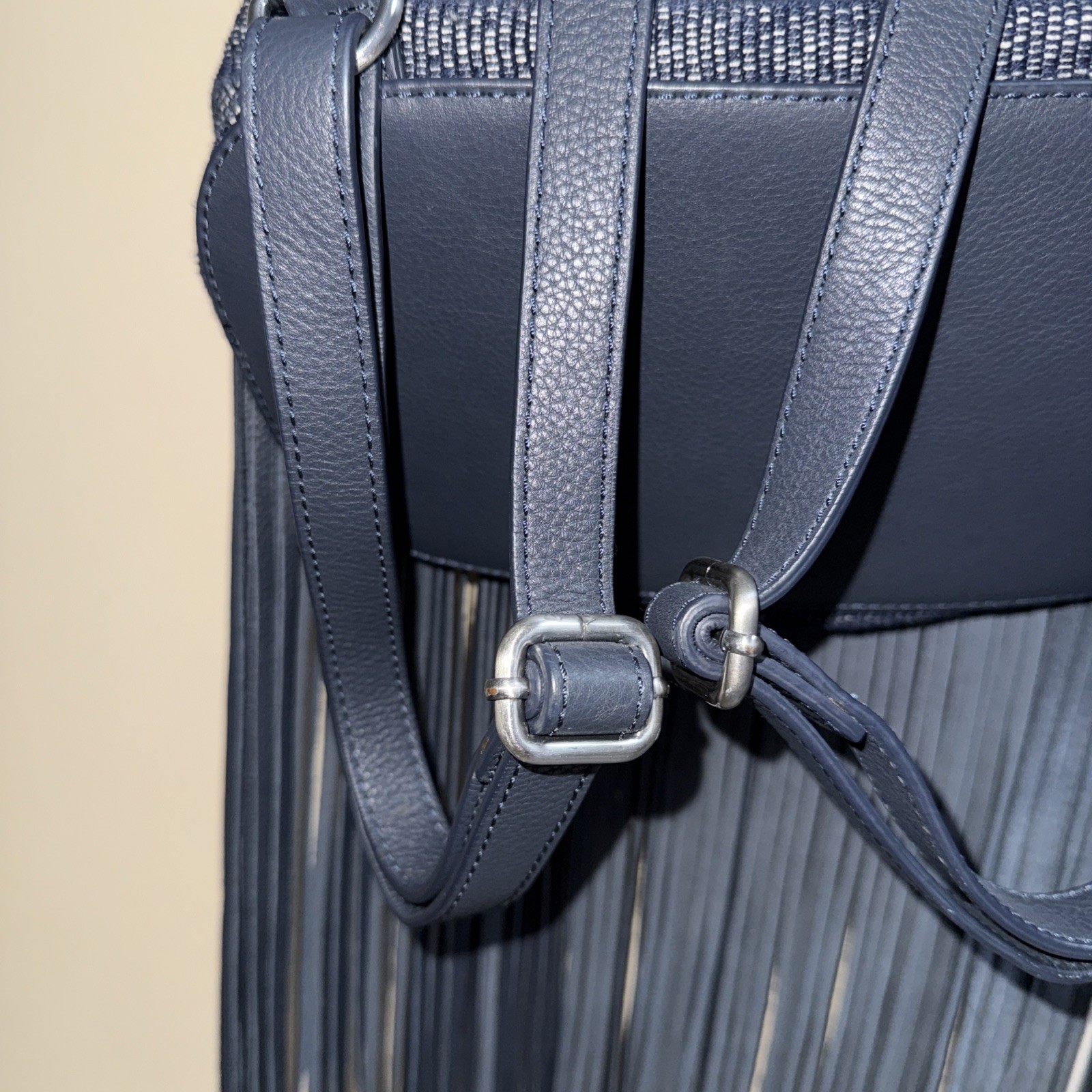 RARE Rebecca Minkoff Beaded Embellished Fringe Backpack Luxury Designer Limited