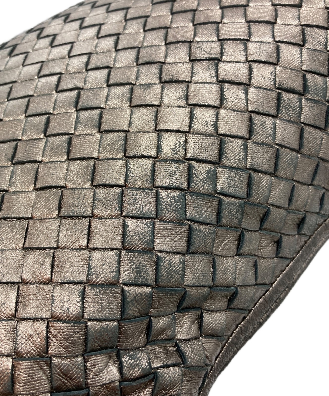 BOTTEGA VENETA Intrecciato 115653 Gold Shoulder Bag #TFB2782