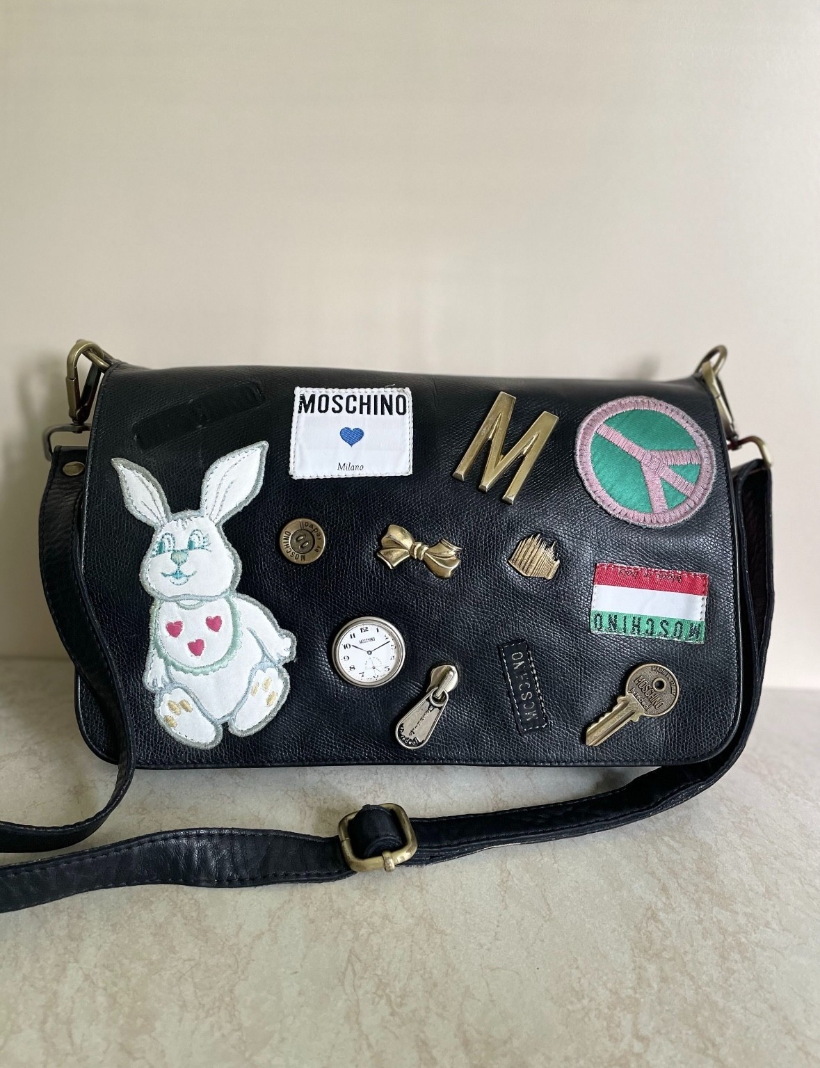 Moschino Kiss My Patch Bag Fall/Winter 1993-1994