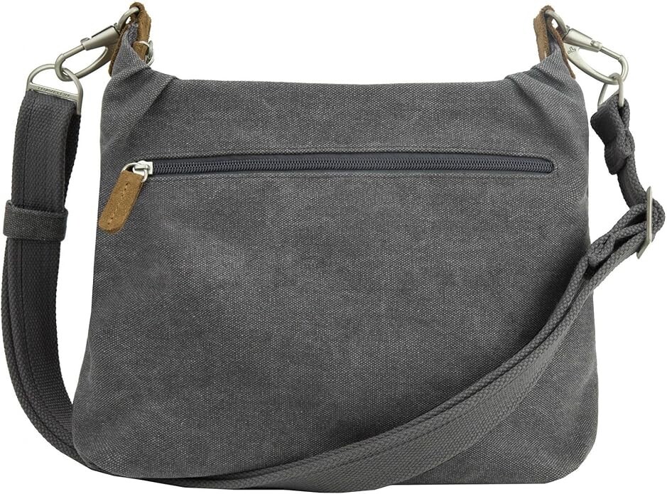 Travelon Anti-Theft Heritage Crossbody Hobo Bag, Pewter Grey – NWT