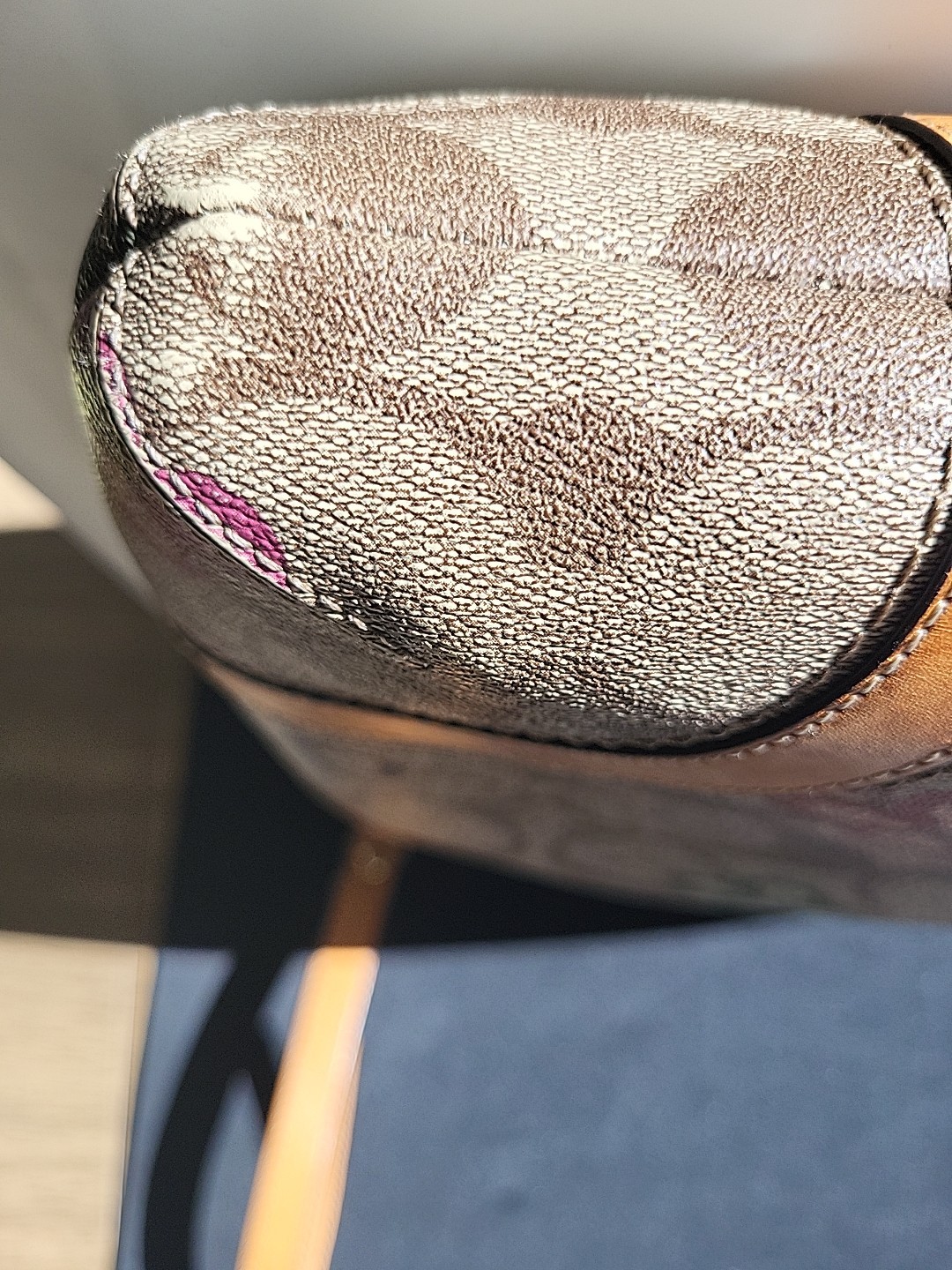 Coach Peyton Signature Clover Handbag Purse Tote Multicolor