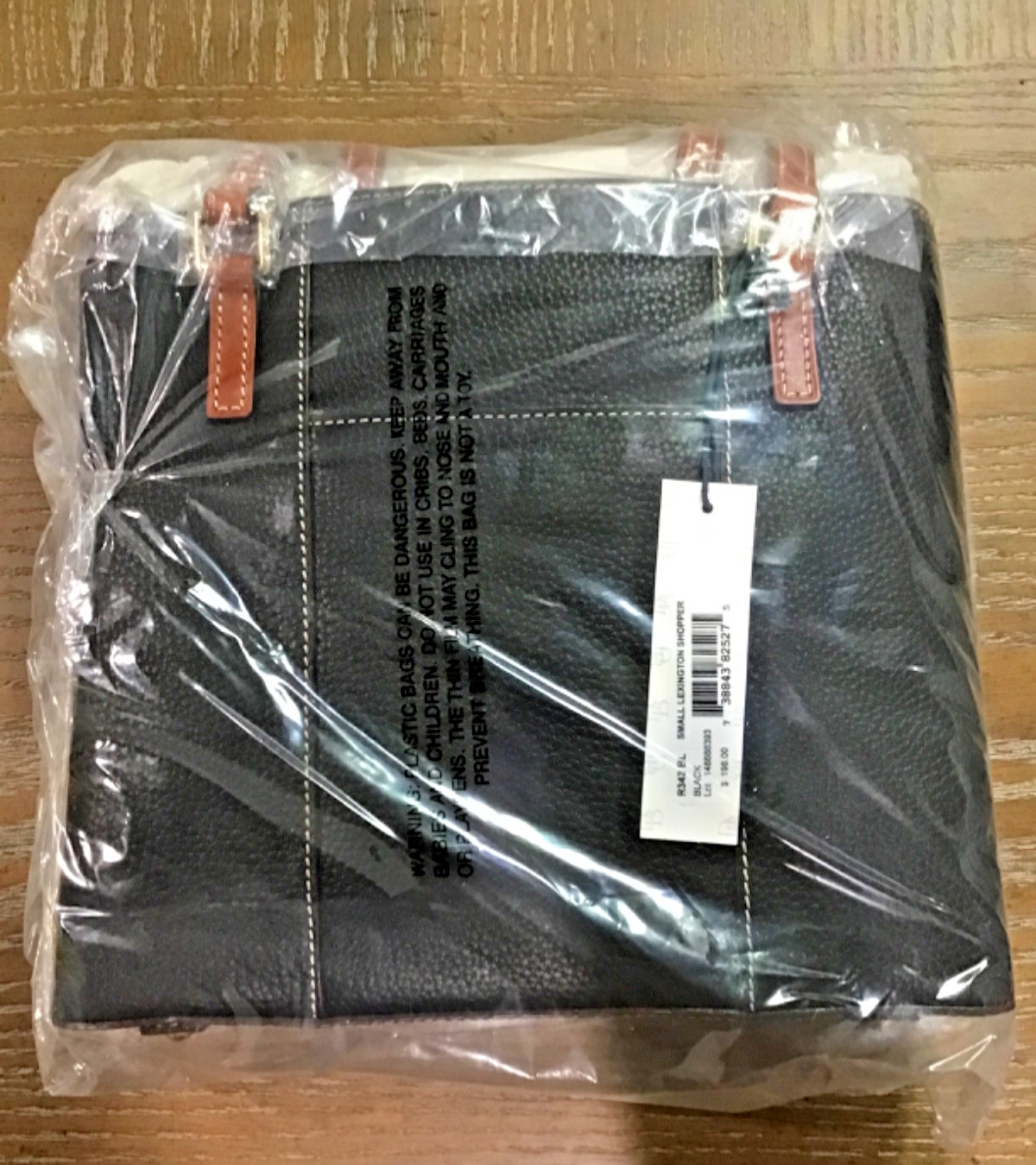 Dooney & Bourke Small Lexington Shopper Classic Black (Style R342BL) NWT