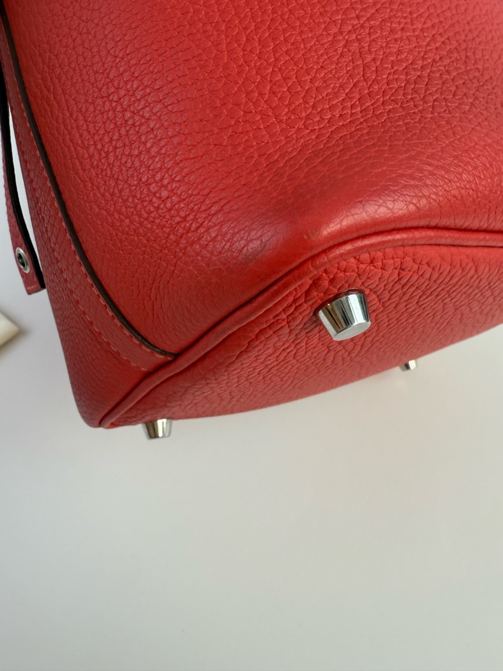 HERMÈS Picotin Lock 18 Red Togo Calfskin Gold Plated Hardware Top Handle Bag