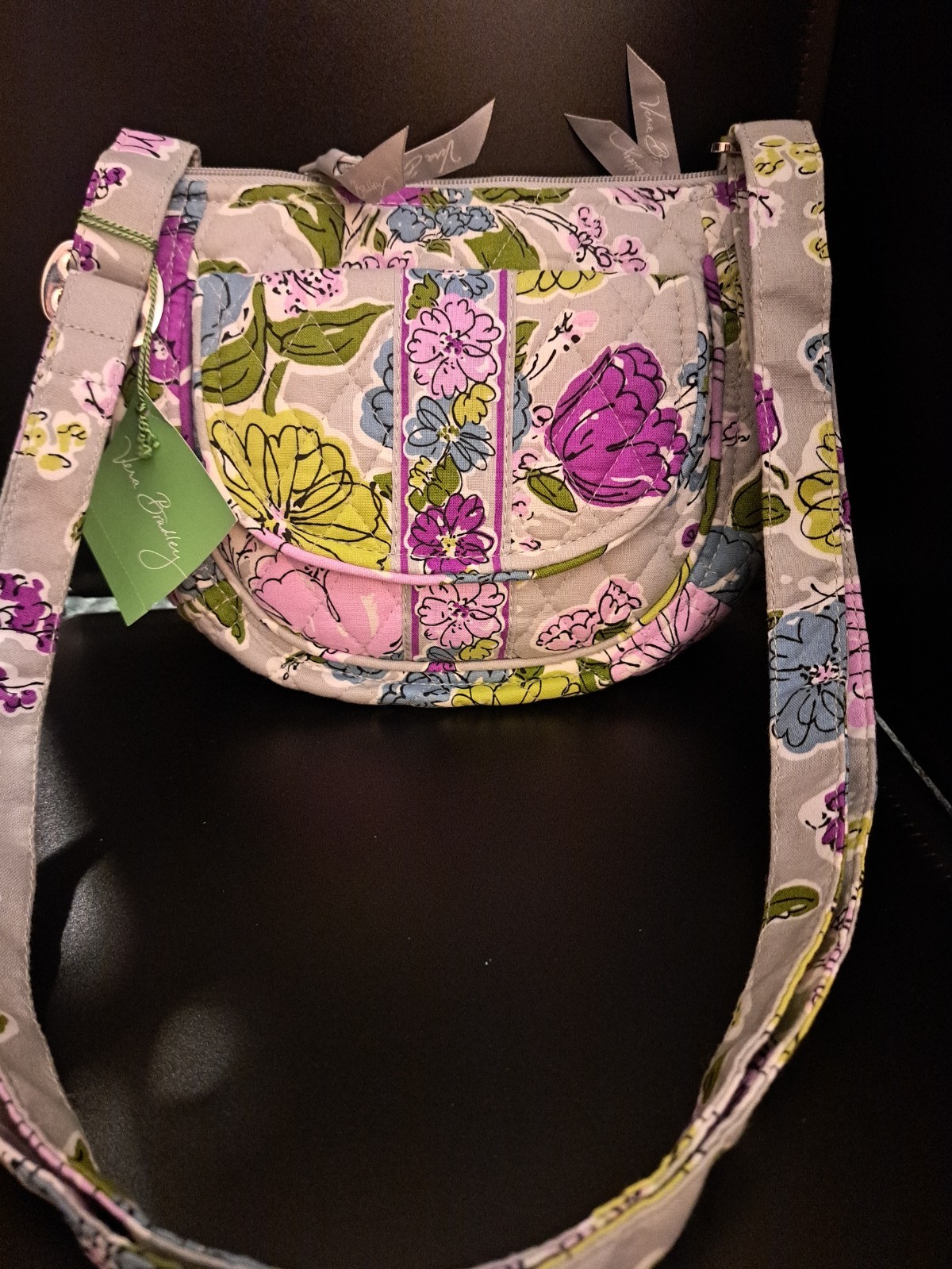 Vera Bradley ‘Lizzie’ bag watercolor floral NWT