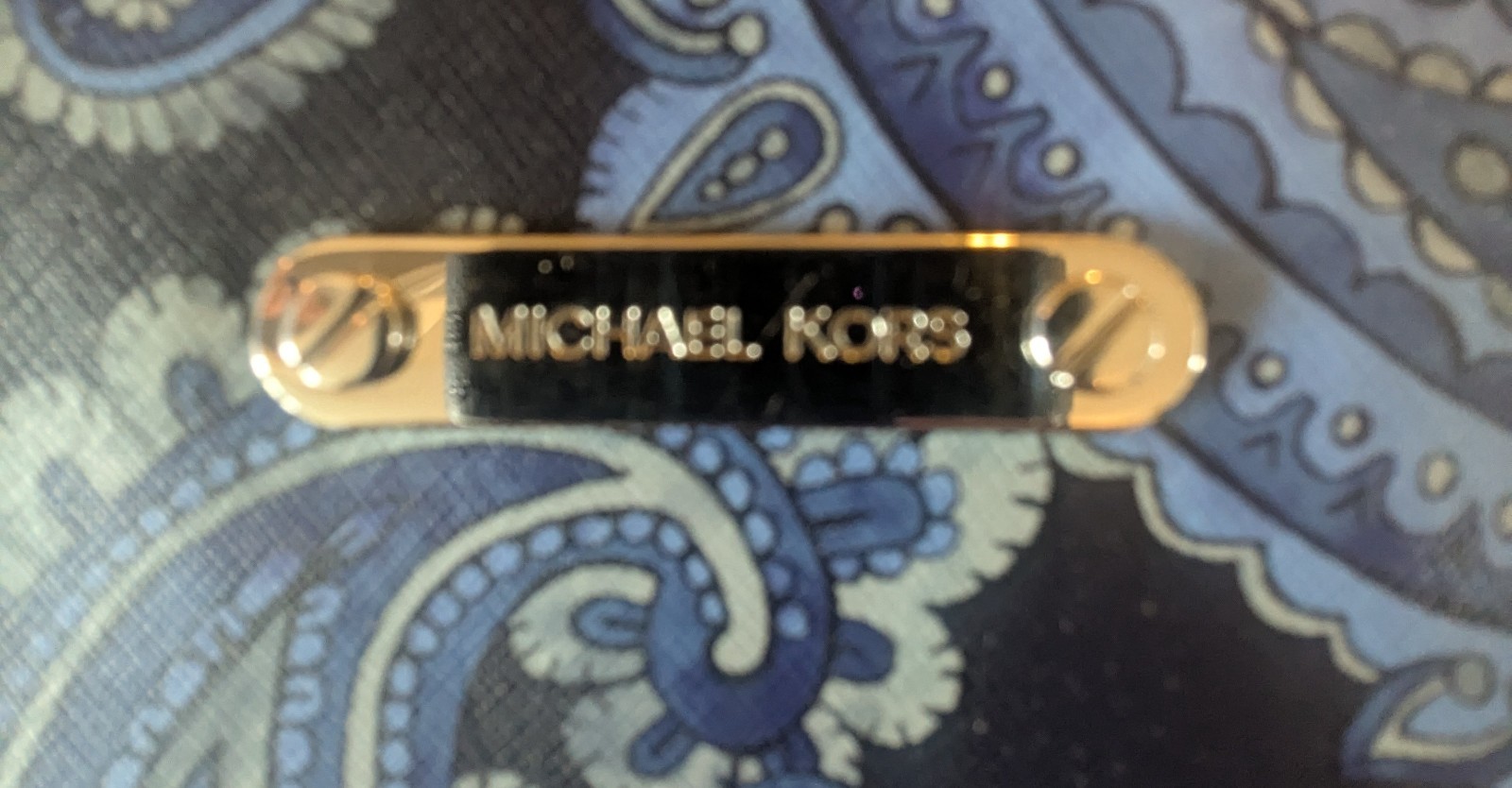 Michael Kors Blue Paisley Tote